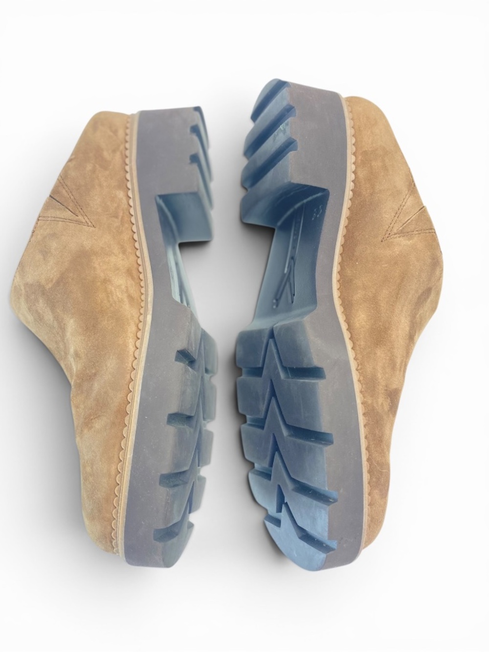 Vionic Fairfax Clogs Women's Suede Slip-On Comfort Mule Lug Sole Hazelnut Size 9 - Picture 4 of 8